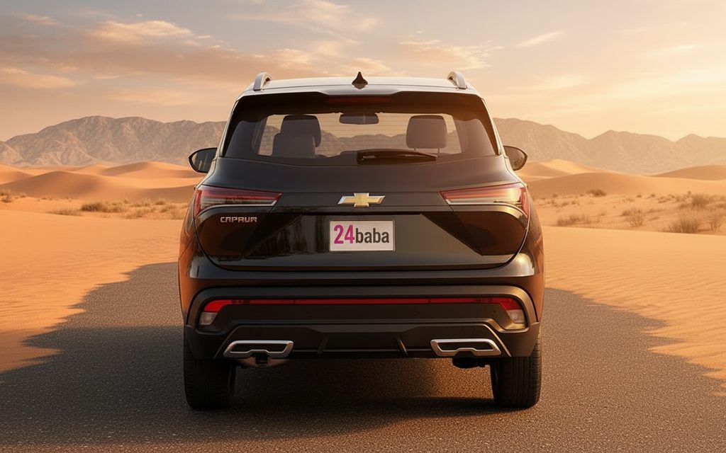 Chevrolet Captiva 2026 Black rear view showing taillights