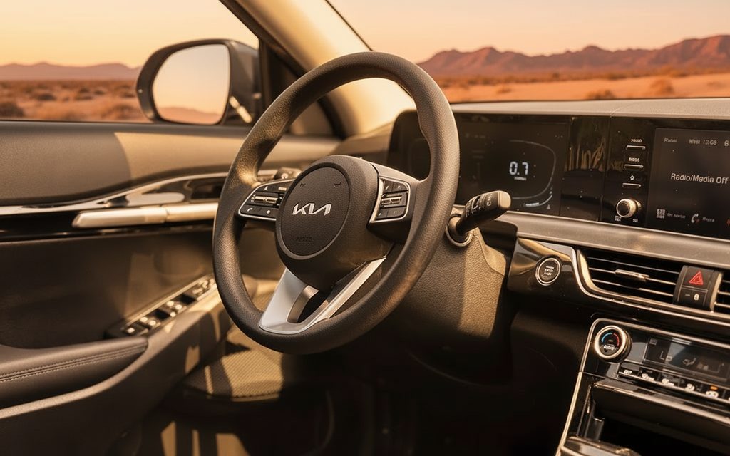 Kia Seltos 2024 interior view showing trim