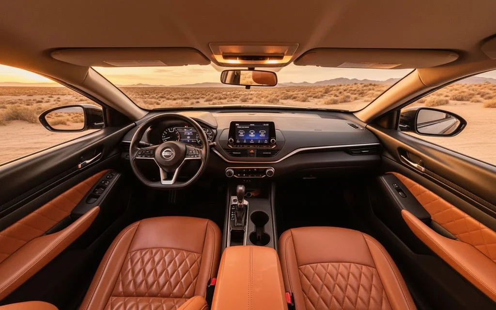 Nissan Altima 2020 interior view showing trim