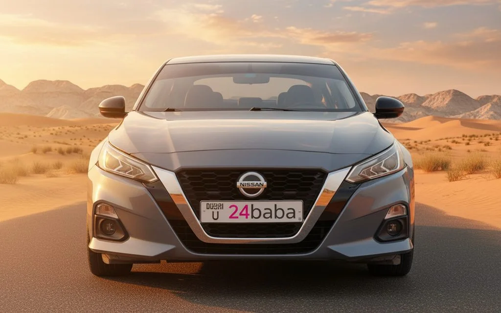 Nissan Altima 2020 Grey front view with headlights