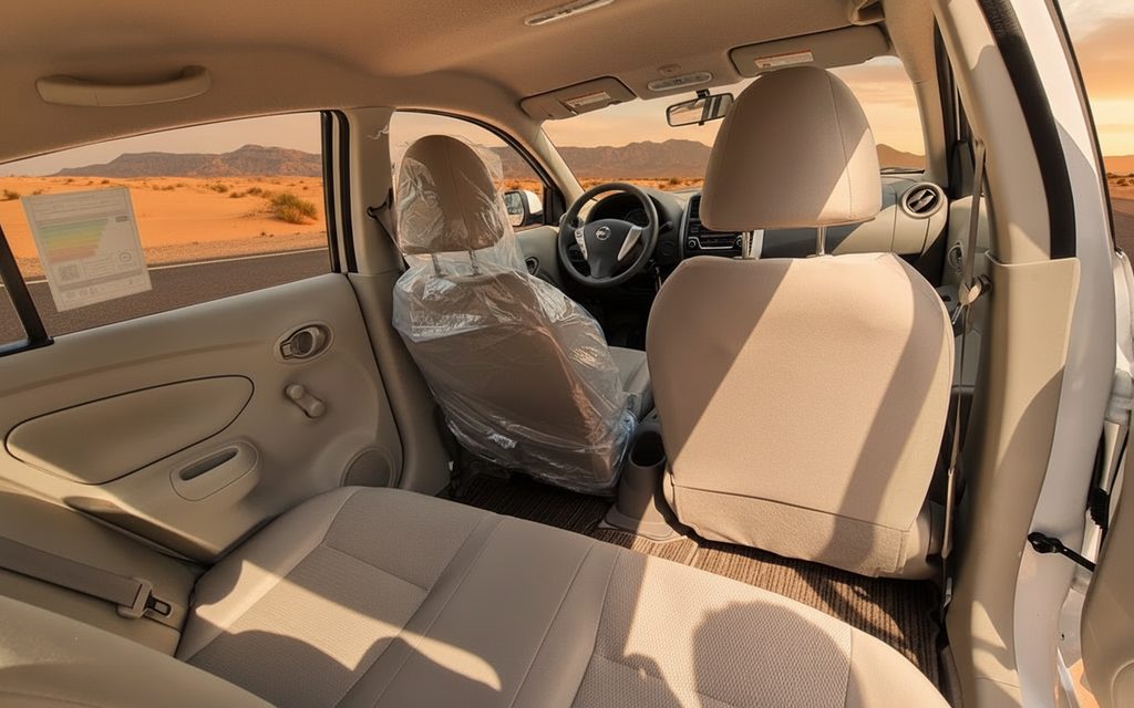 Nissan Sunny 2020 leather seats and cabin