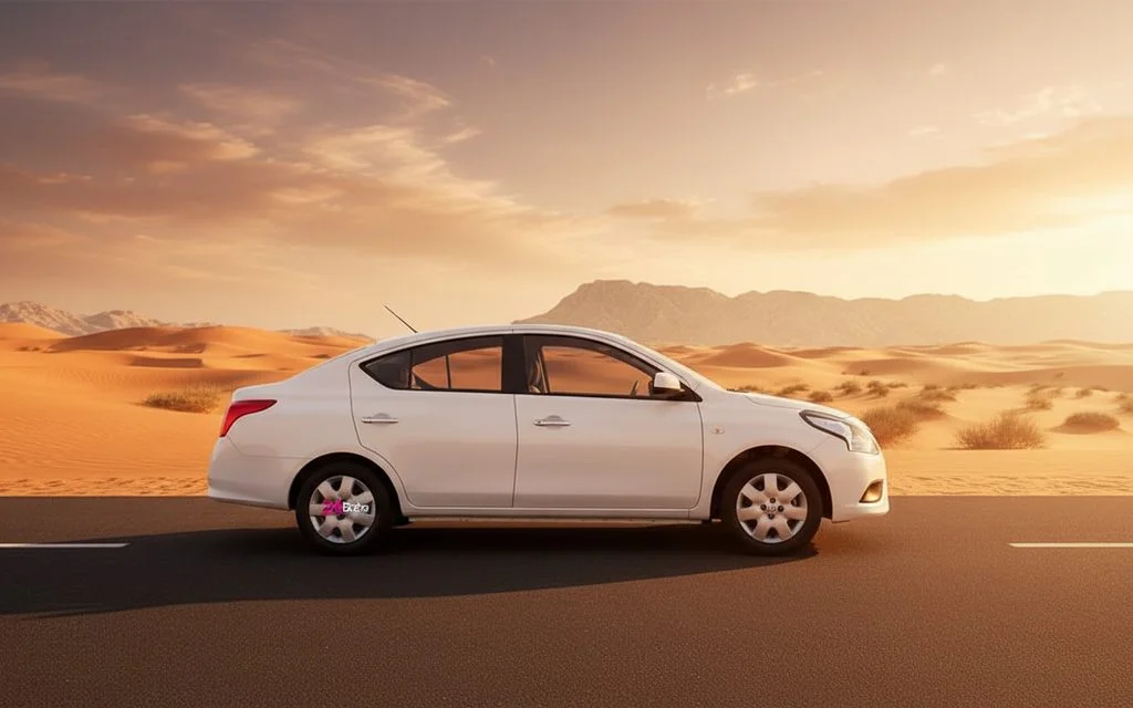 Nissan Sunny 2020 White side profile