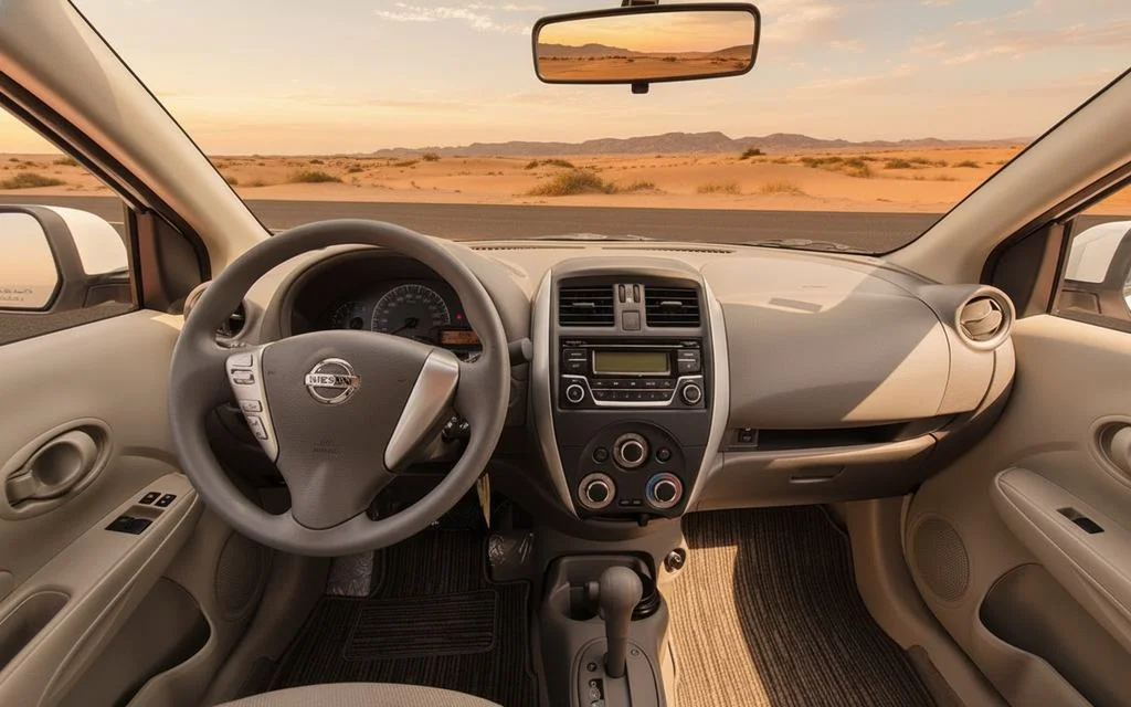 Nissan Sunny 2020 interior view showing trim
