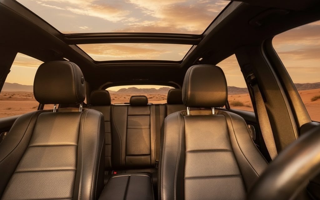 Mercedes Gle350 2021 leather seats and cabin