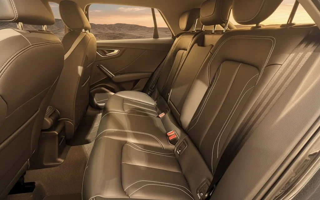 Audi Q2 2025 leather seats and cabin