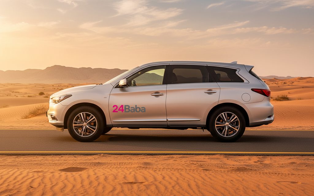 Infiniti Qx60 2020 Silver side profile