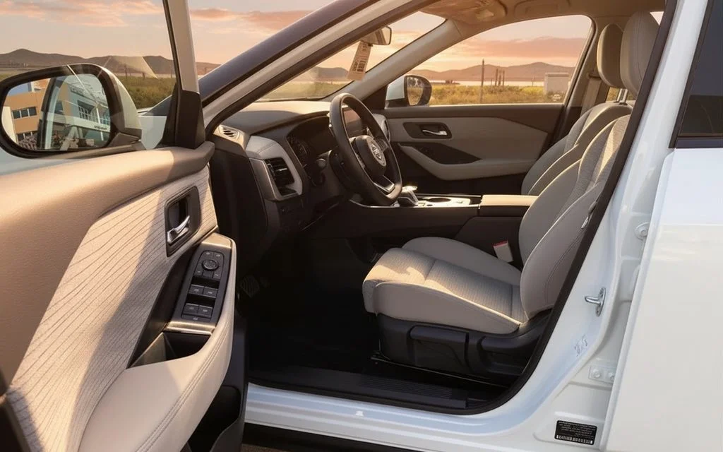 Nissan X Trail 2025 interior view showing trim