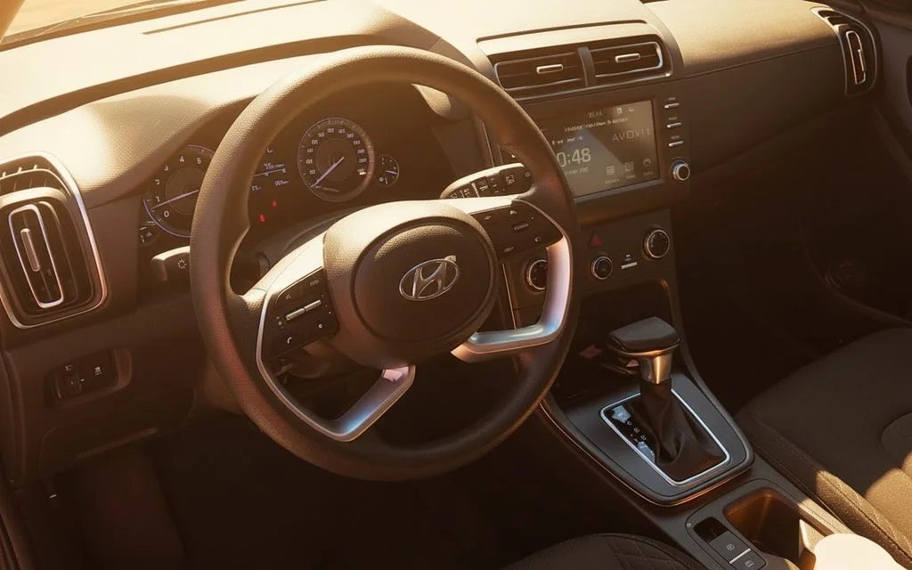Hyundai Creta 2023 interior view showing trim