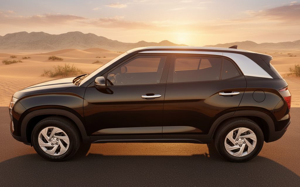 Hyundai Creta 2023 Black side profile