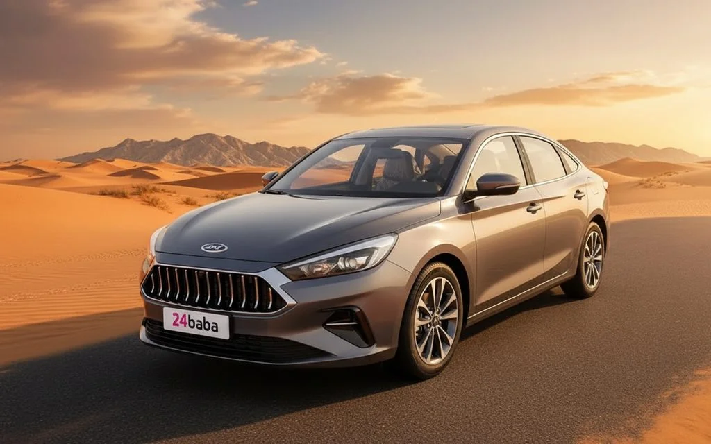 Jac J7 2024 Grey front view with headlights