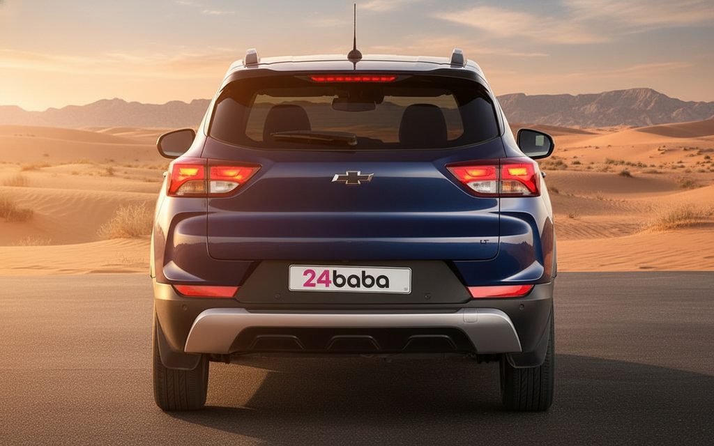 Chevrolet Trailblazer 2022 Blue rear view showing taillights