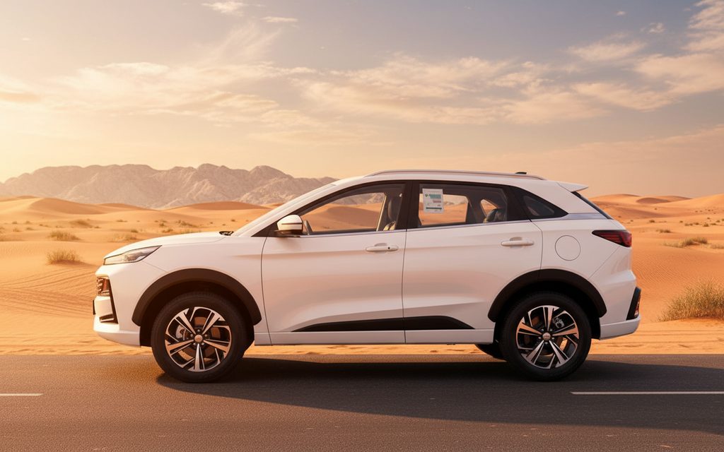 Jac Js6 2024 White side profile