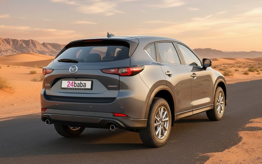 Mazda Cx 5 2024 Grey rear view showing taillights