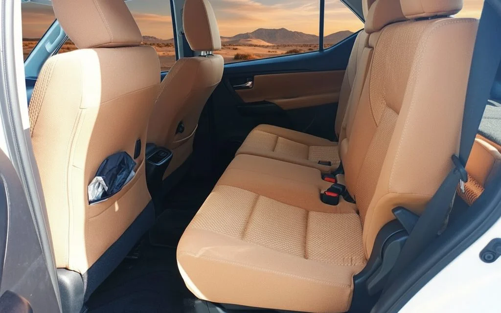 Toyota Fortuner 2023 leather seats and cabin