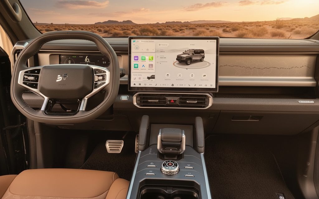 Jetour T2 2025 interior view showing trim