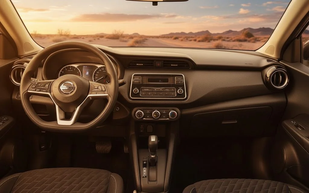 Nissan Kicks 2021 interior view showing trim