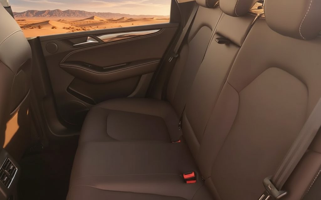 Jac J7 2023 leather seats and cabin