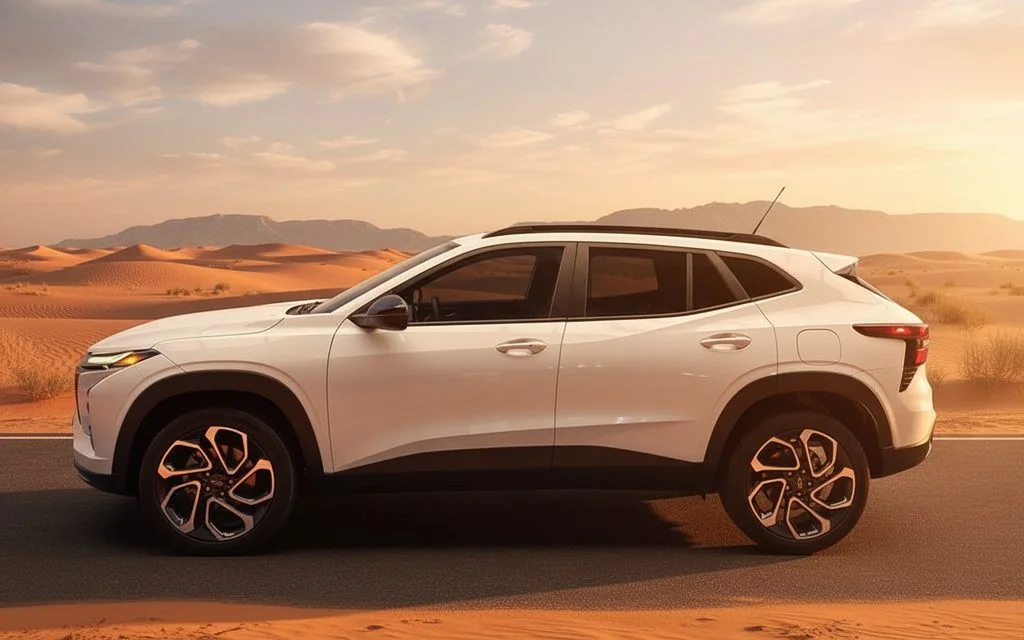 Chevrolet Trax 2024 White side profile