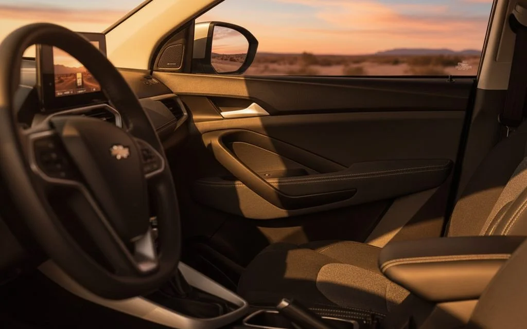 Chevrolet Captiva 2024 interior view showing trim