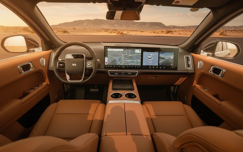 Lixiang L7 2024 dashboard and infotainment