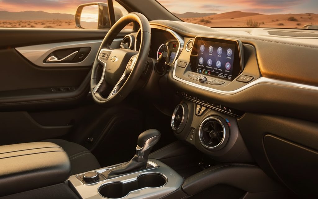 Chevrolet Blazer 2021 interior view showing trim