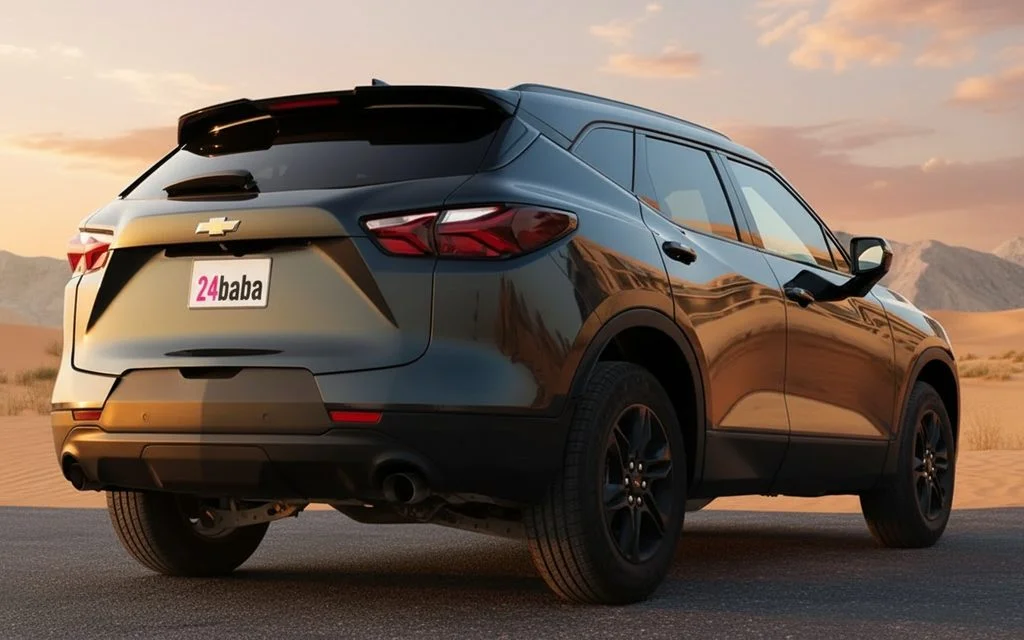 Chevrolet Blazer 2021 Dark Gray rear view showing taillights