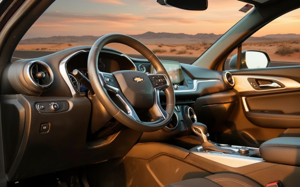 Chevrolet Blazer 2021 interior view showing trim