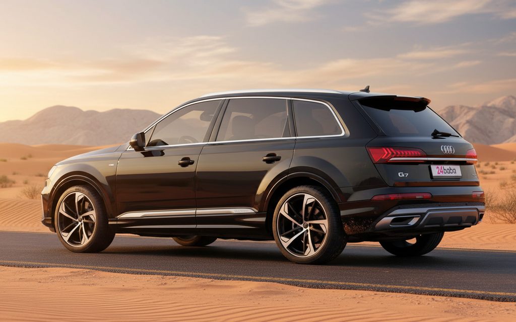 Audi Q7 2021 Black side profile
