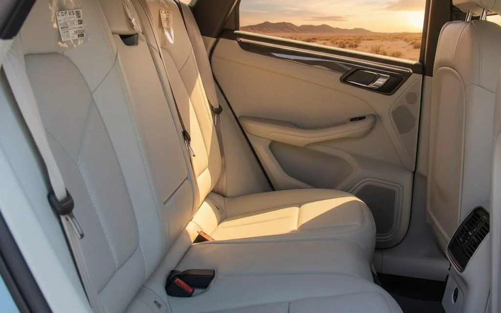 Porsche Macan 2023 leather seats and cabin