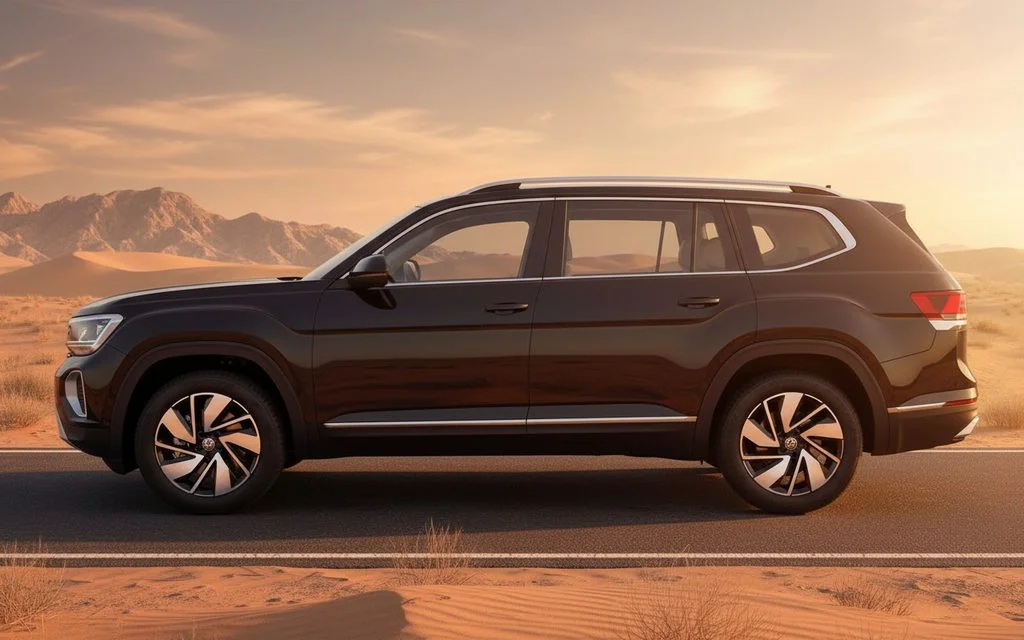 Volkswagen Teramont 2024 Black side profile