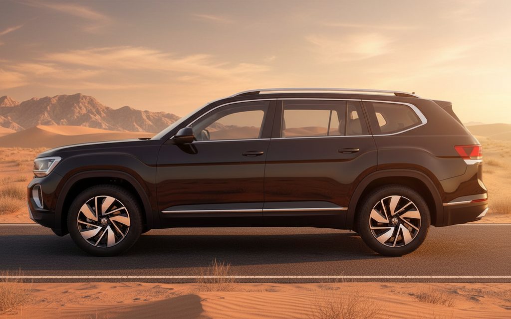 Volkswagen Teramont 2024 Black side profile