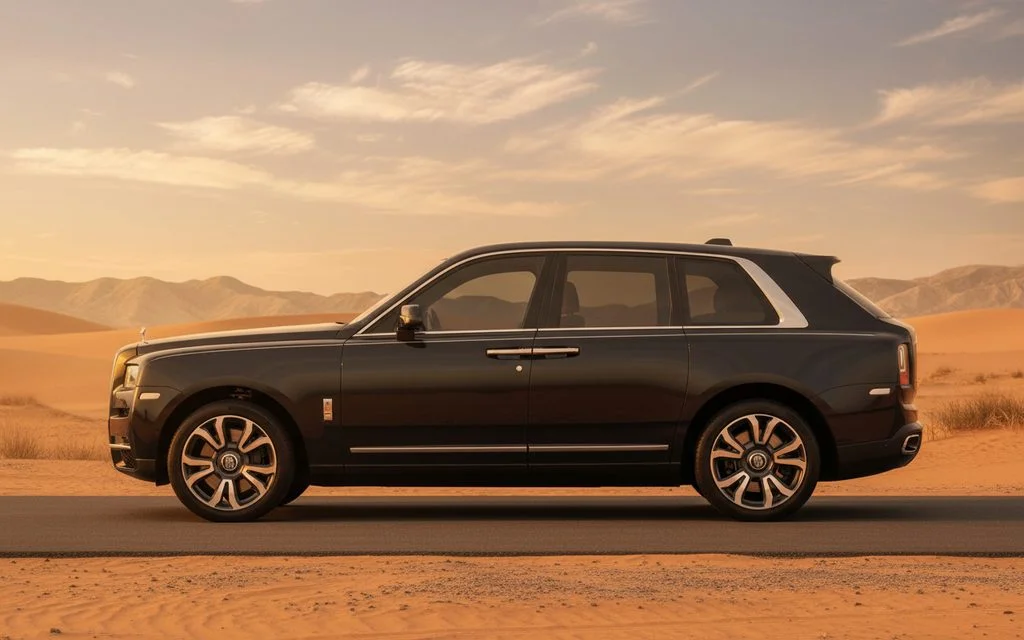 Rolls-Royce Cullinan 2021 Blue side profile