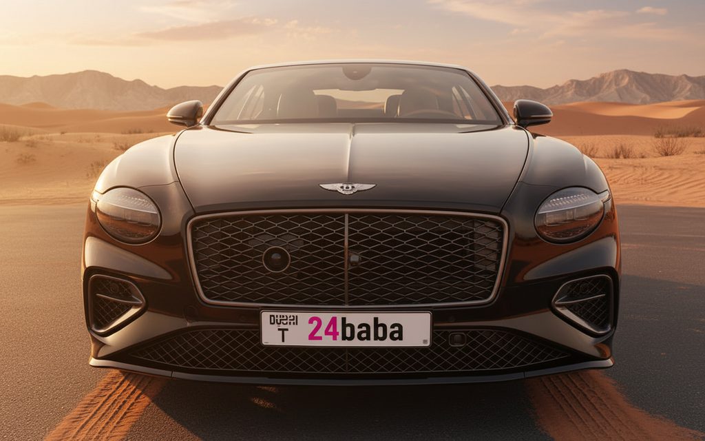 Bentley ContinentalGt Gtc 2025 Black front view with headlights