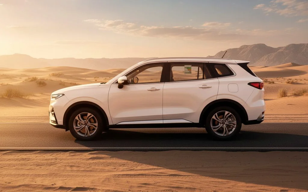 Ford Territory 2025 White side profile