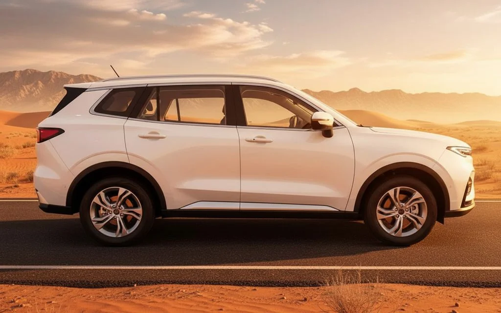 Ford Territory 2025 White side profile