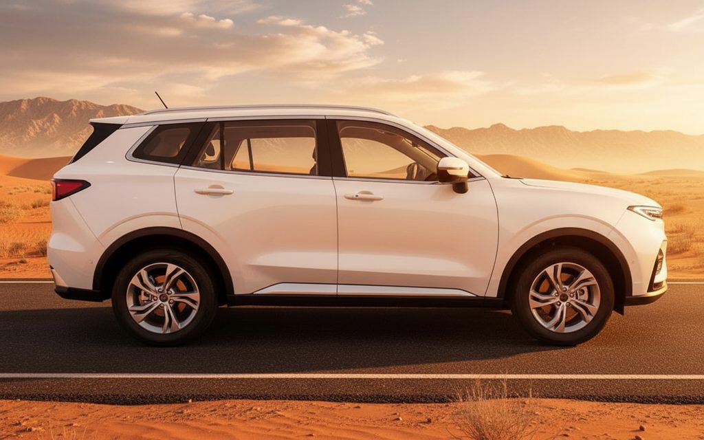 Ford Territory 2025 White side profile