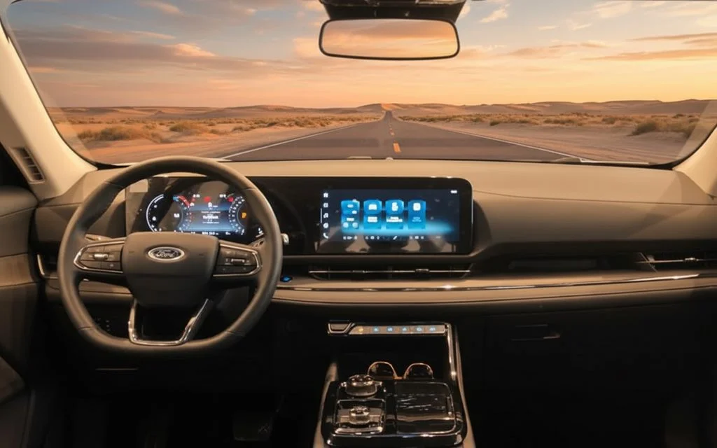 Ford Territory 2025 dashboard and infotainment