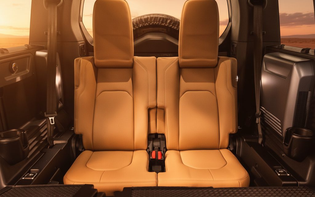 Land Rover Defender 2025 leather seats and cabin