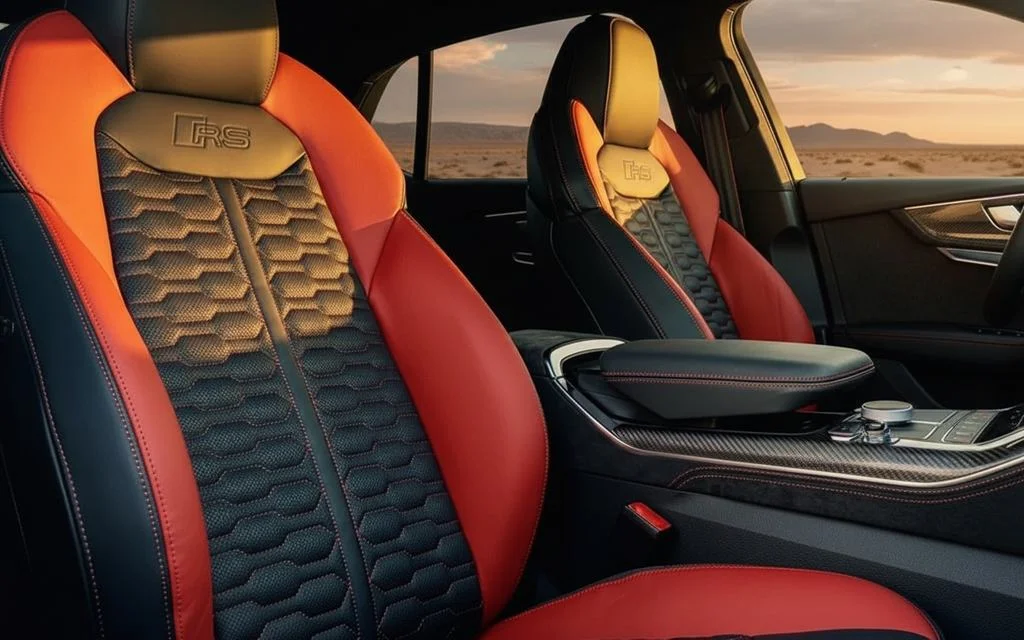 Audi RsQ8 2022 leather seats and cabin