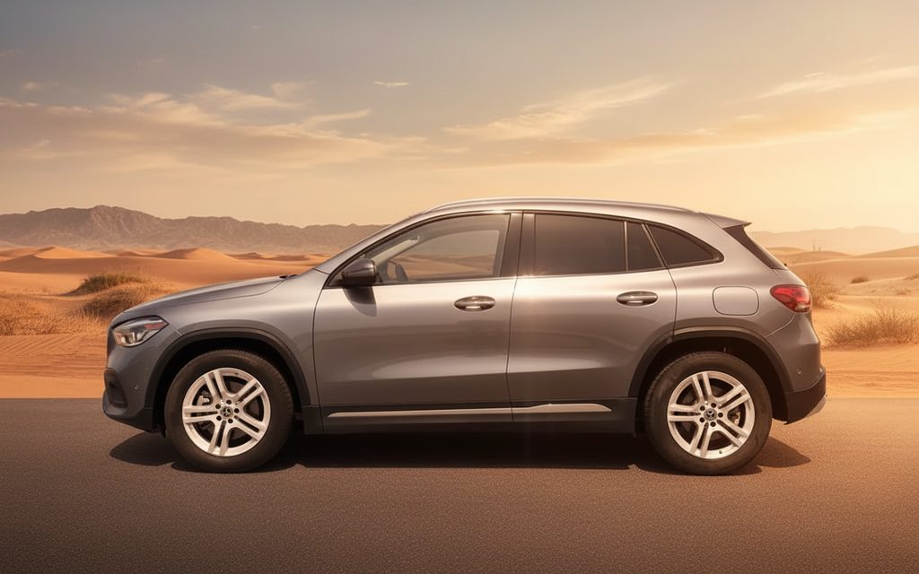 Mercedes Gla250 2022 Grey side profile