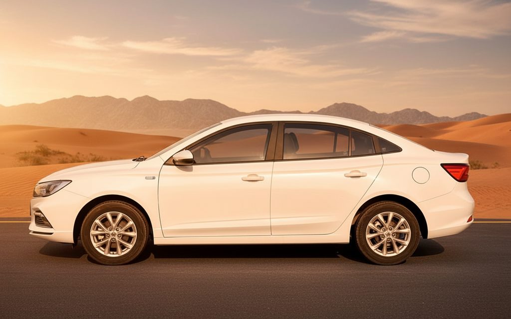 Mg 5 2024 White side profile – rental in Dubai