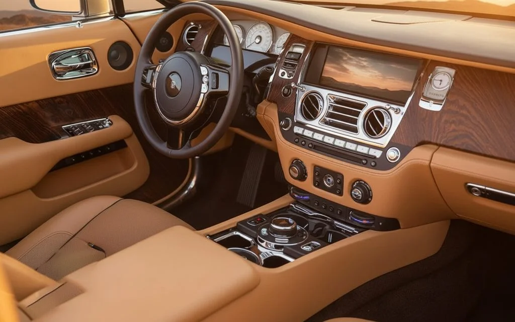 Rolls-Royce Dawn 2025 dashboard and infotainment