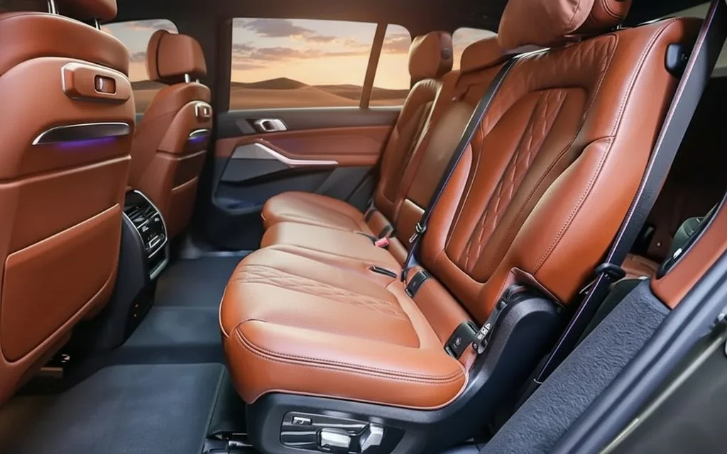 Bmw X7 2024 leather seats and cabin