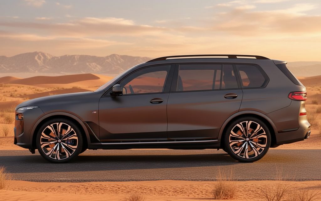 Bmw X7 2024 Grey side profile