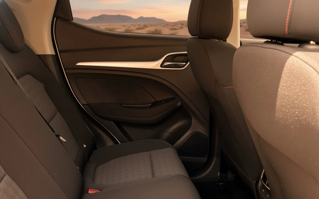 Mg Zs 2023 interior view showing trim