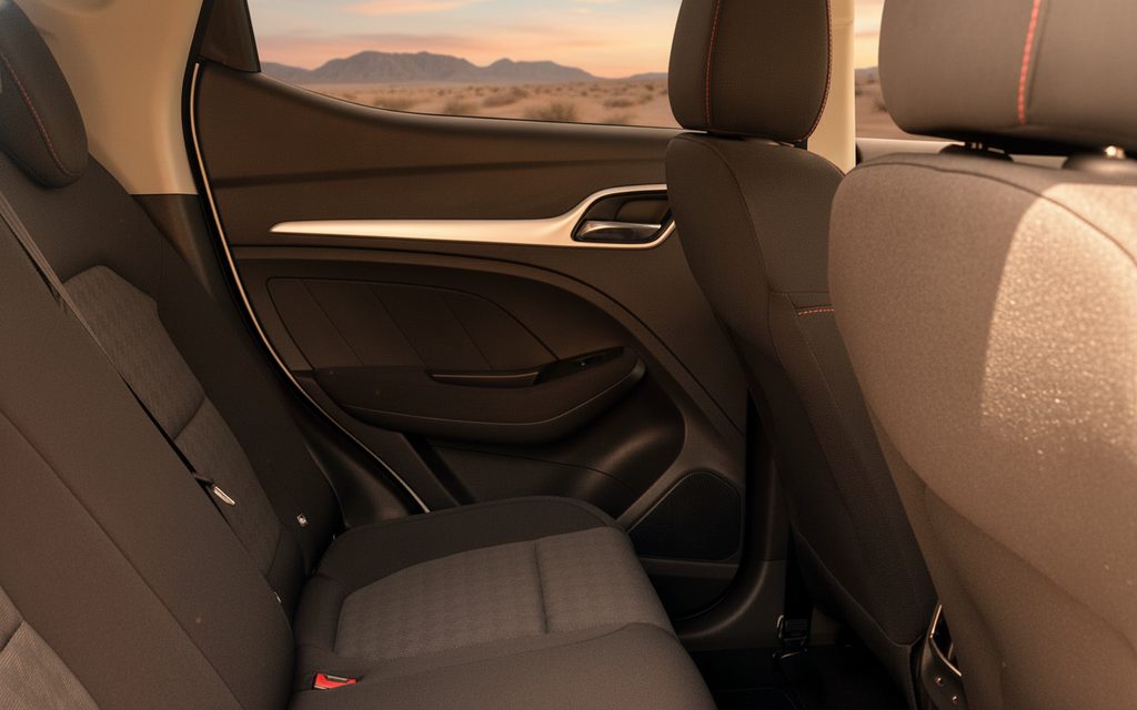 Mg Zs 2023 interior view showing trim