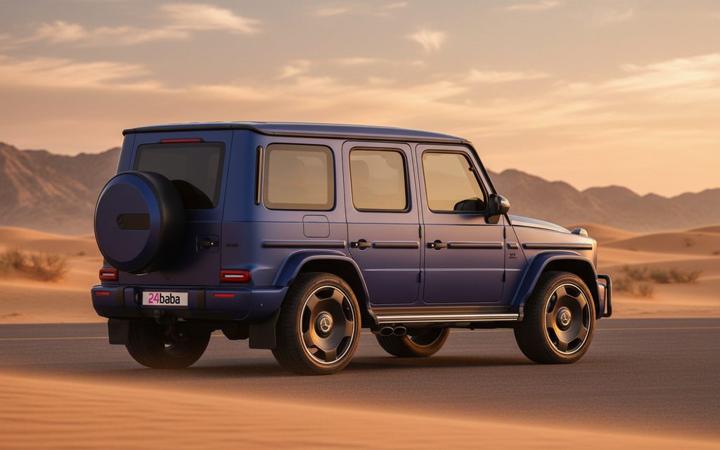 Mercedes G63 2023 Blue side profile