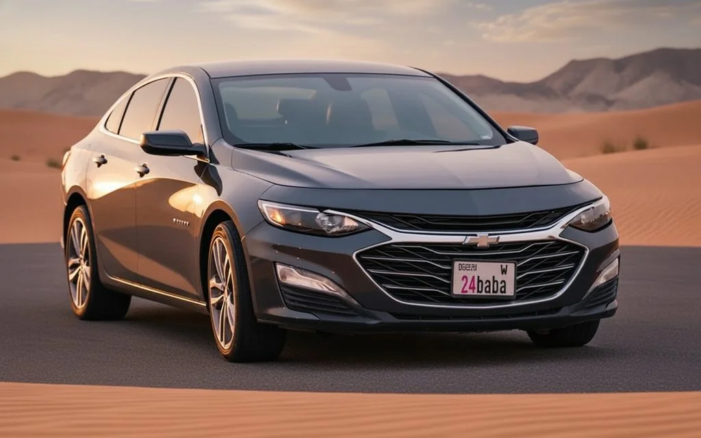 Chevrolet Malibu 2022 Grey front view with headlights