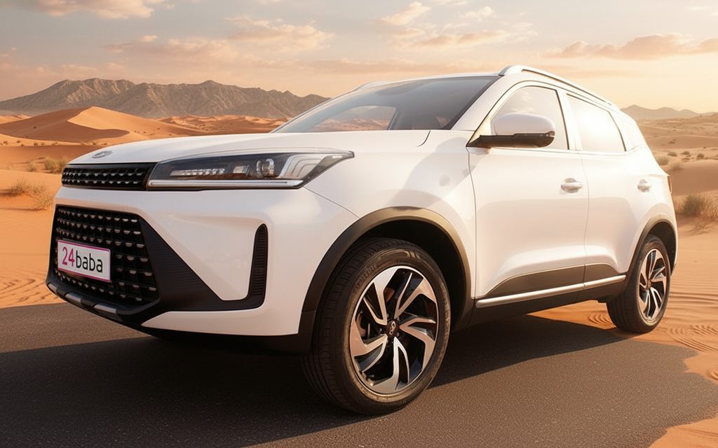 Kaiyi X3 2023 White front view with headlights