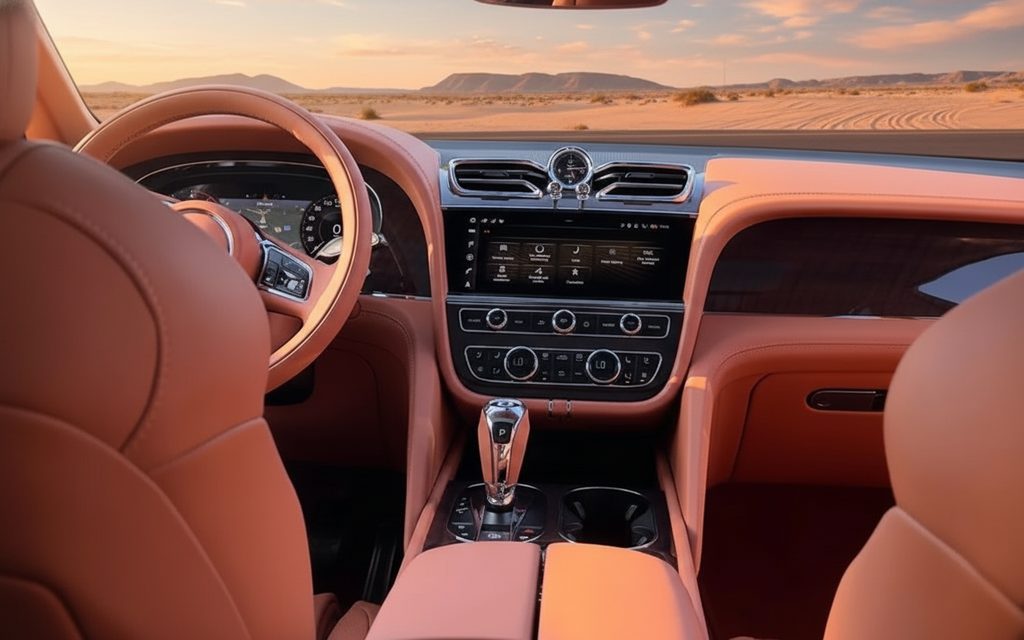 Bentley Bentayga 2024 dashboard and infotainment